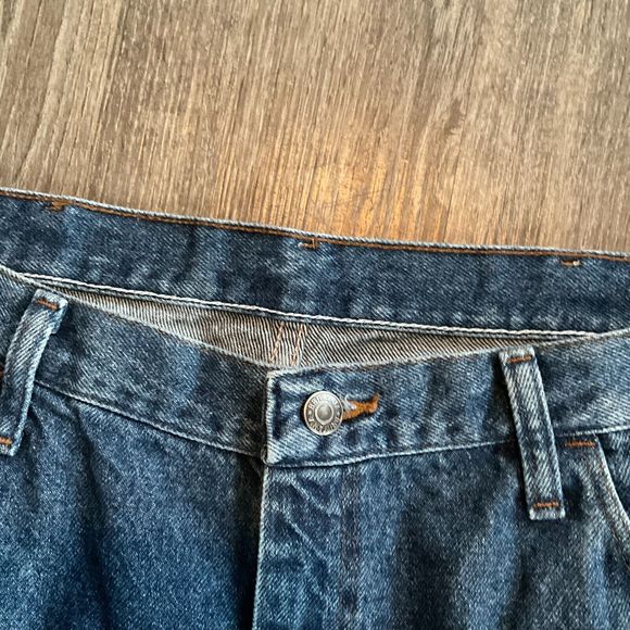 Vintage Brittania Jeans Men's Straight Leg Blue Denim‎ Size 38 x 30 - Picture 2 of 7